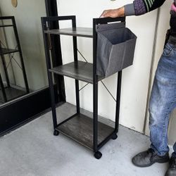 Brand New Book Shelf Printer Stand With Storage Pouch 