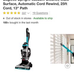 Vacuum Retail $189 + Tax 