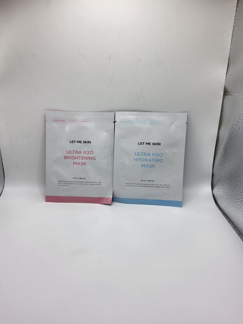 Let Me Skin, Ultra H2O Hydrating & Brightening Face Masks