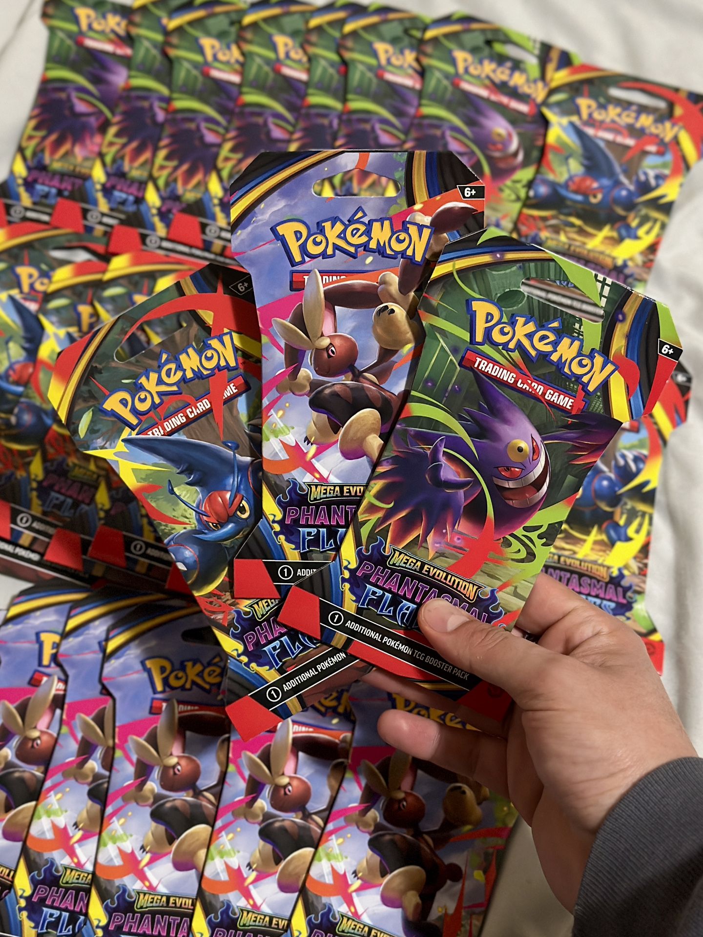 Pokemon Mega Evolution Phantasmal Flames Booster Packs