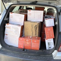 BULK LOT — 61 BRAND NEW Keenstone Toasters, Milk Frothers, Pet Carriers, Leaf Blowers + Electric Knife! Bay Area Delivery OK