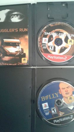 PlayStation ps2 smugglers run and bully games