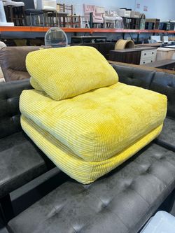 New -Bean Bag Chair Corduroy Bean Bag Lounger, Convertible Floor Sofa Bed