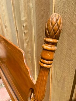 Full size Vintage Bedframe with metal rails