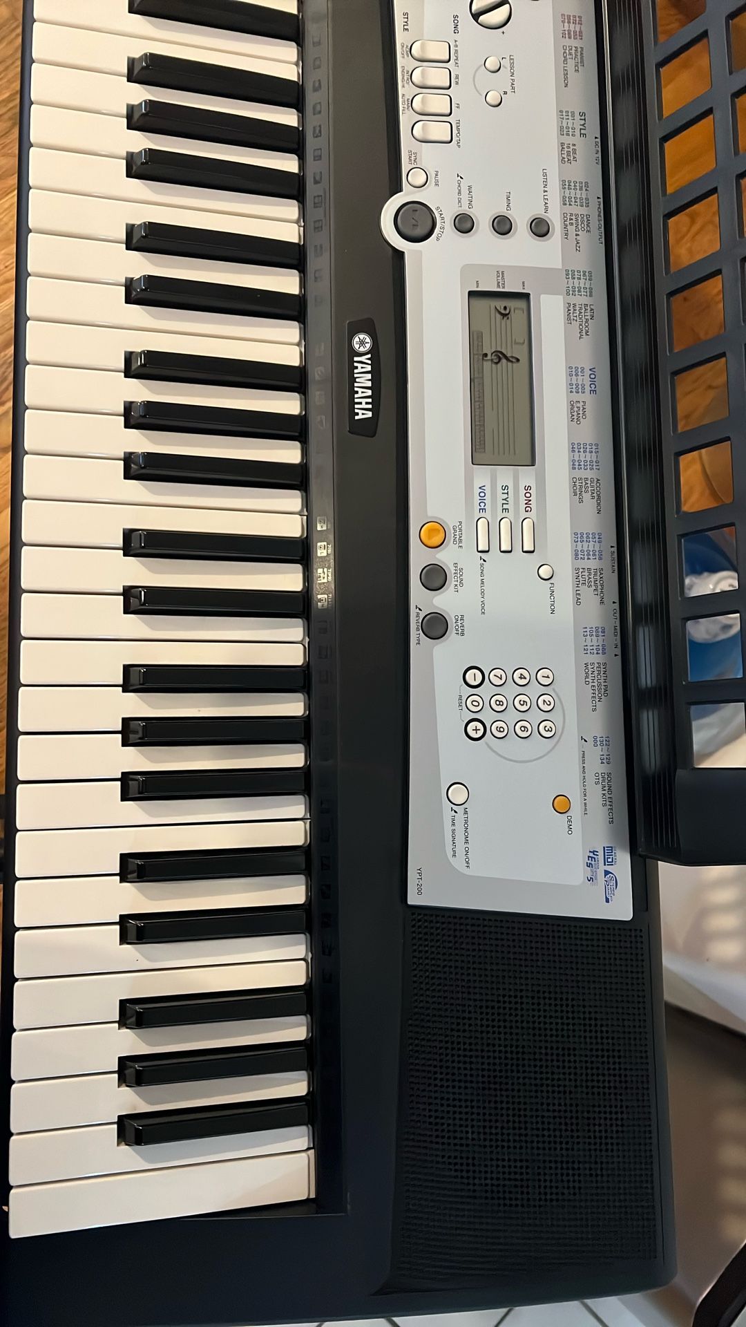 Yamaha Stereo Sampled Piano Ypt-200