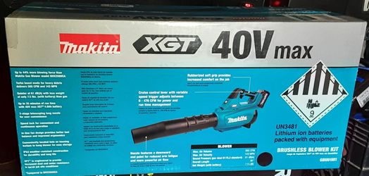 Makita XGT 40V blower  !! With battery and charger!! Brand new sealed box