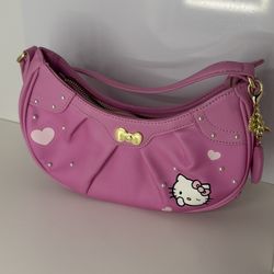 Her Universe Hello Kitty Pink Heart Shoulder Bag And Wallet