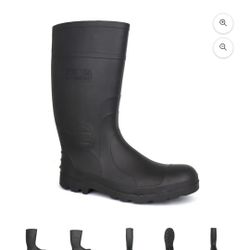 George Mens Steel Toe Safety Boots - Botas De Seguridad Con Punta De Acero George Para Hombre