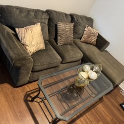 Sectional and Loveseat 