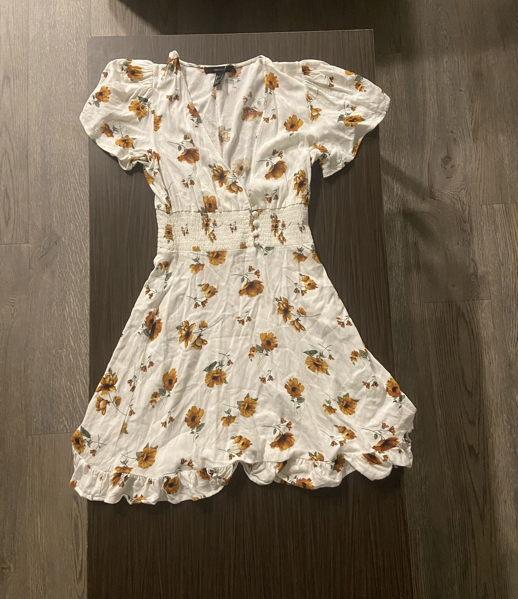 women’s floral sunflower sundress