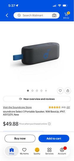 Soundcore Select 3 Portable Bluetooth Speaker