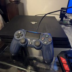 PS4 Pro With Controller 