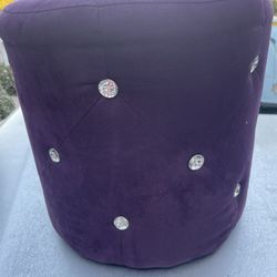 Purple Foot Stool Or Seat