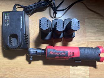 Snap On Electric Ratchet Used Red 3/8