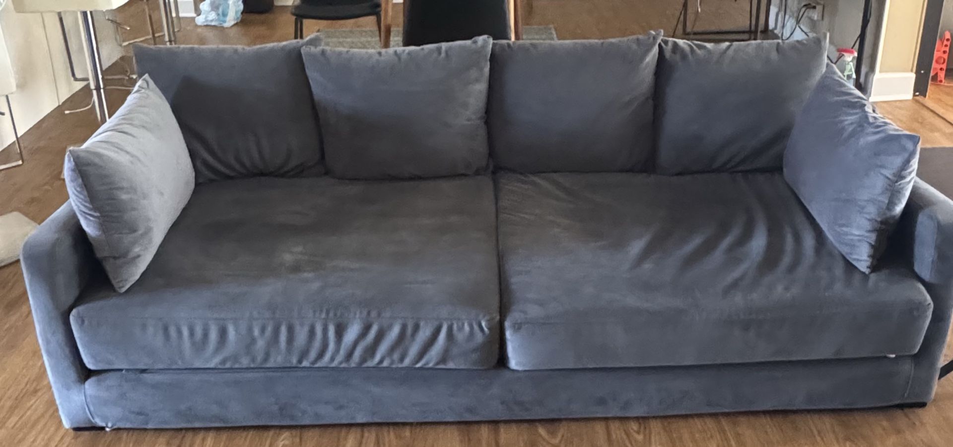 Very Comfortable !! Gray Micro Fiber Couch $450