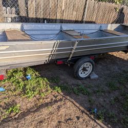 14' Aluminum Flat Bottom Jon  Boat