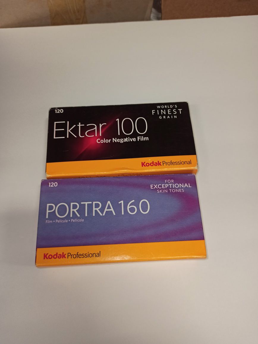 Kodak 120 film for Medium Format Cameras Portra 160 & Ektar 100