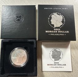2021 Morgan Dollar Philadelphia US Mint