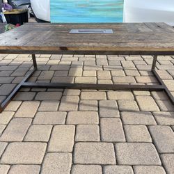 Coffee Table With Fire Insert 