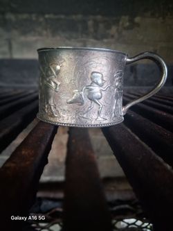 Homan silver plate cup bowl
