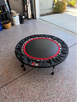 Urban Rebounding Mini Trampoline with Stability Bar