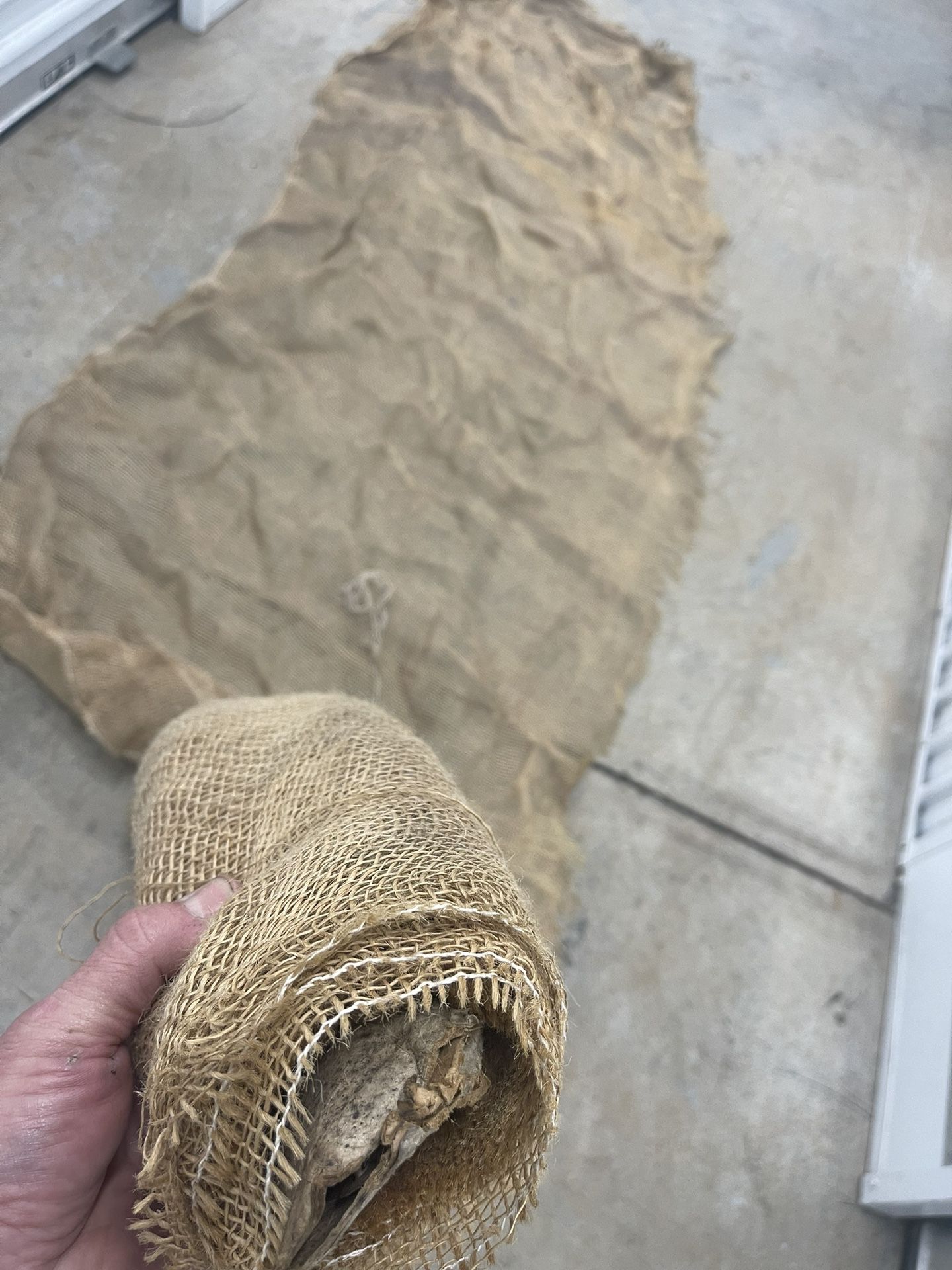 Burlap Roll Roughly 4’x 15’ 
