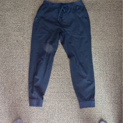 blue lulu joggers 