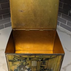 Antique Biscuit Tin
