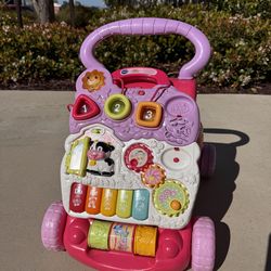 Vetch Sit to Stand Learning Walker Pink