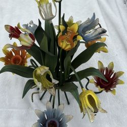 Petite Choses Tole- Painted Metal Candle Holder-decor