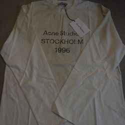 Acne Studios Stockholm 1996 Long Sleeve White Shirt Size Small 