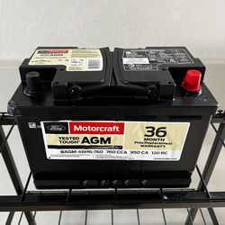 Motorcraft AGM Automotive Battery 
