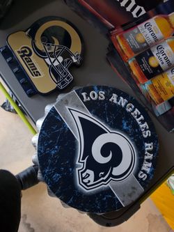 Los Angeles Rams Giant Bottle Cap Sign and Key Holder
