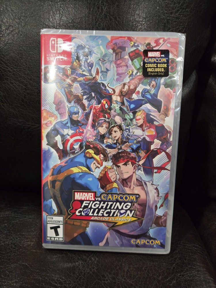 New Sealed Marvel vs Capcom fighting collection arcade classics nintendo switch