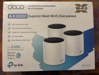 Wi-Fi Mesh Extenders TP Deco AX3000
