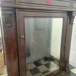 Solid Wood Display Shelve 