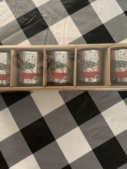 Christmas Red Truck Votives