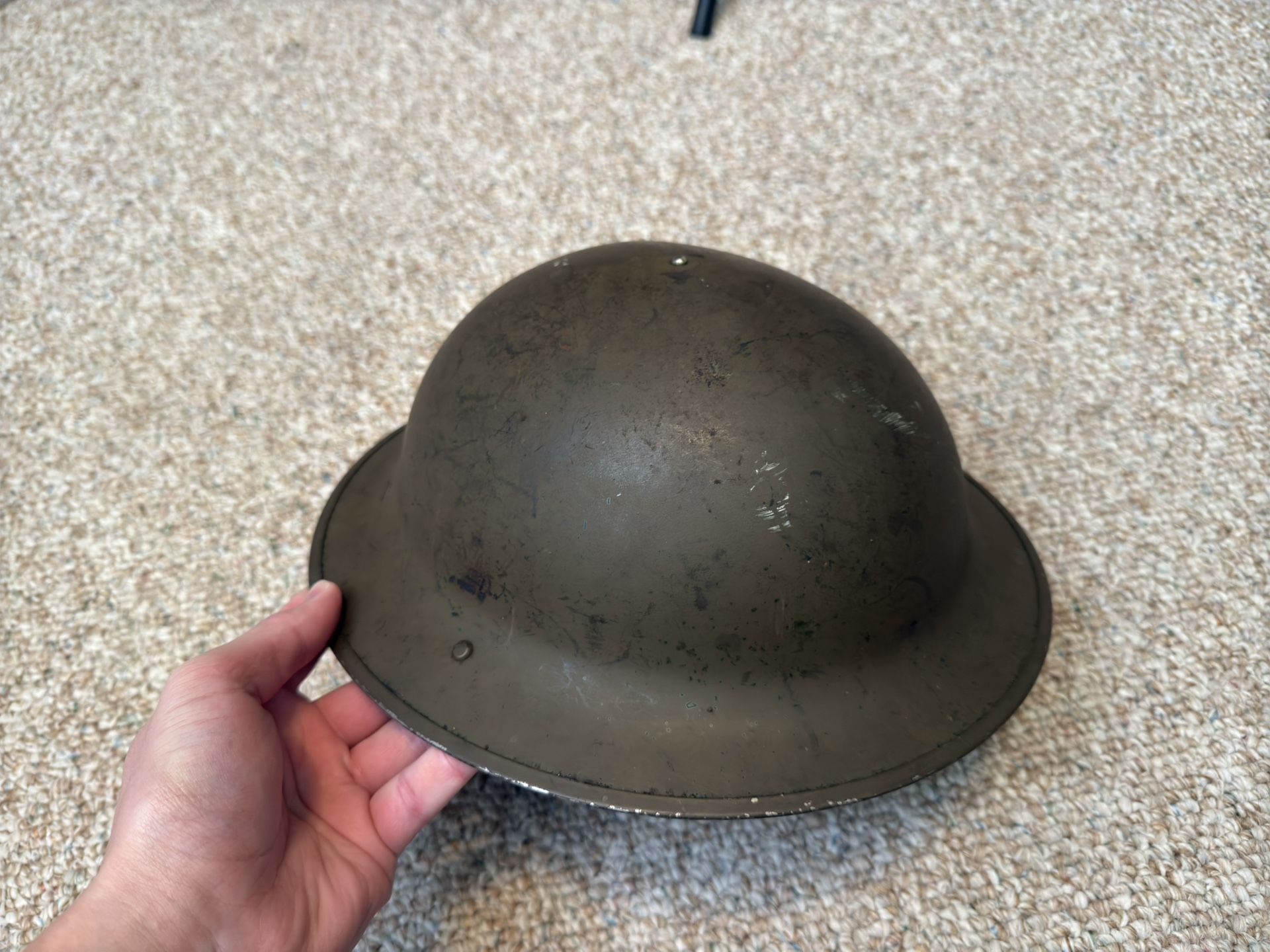 WWII 1942 Canadian Mk2 Brodie Helmet