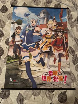 Konosuba Anime Wall Scroll