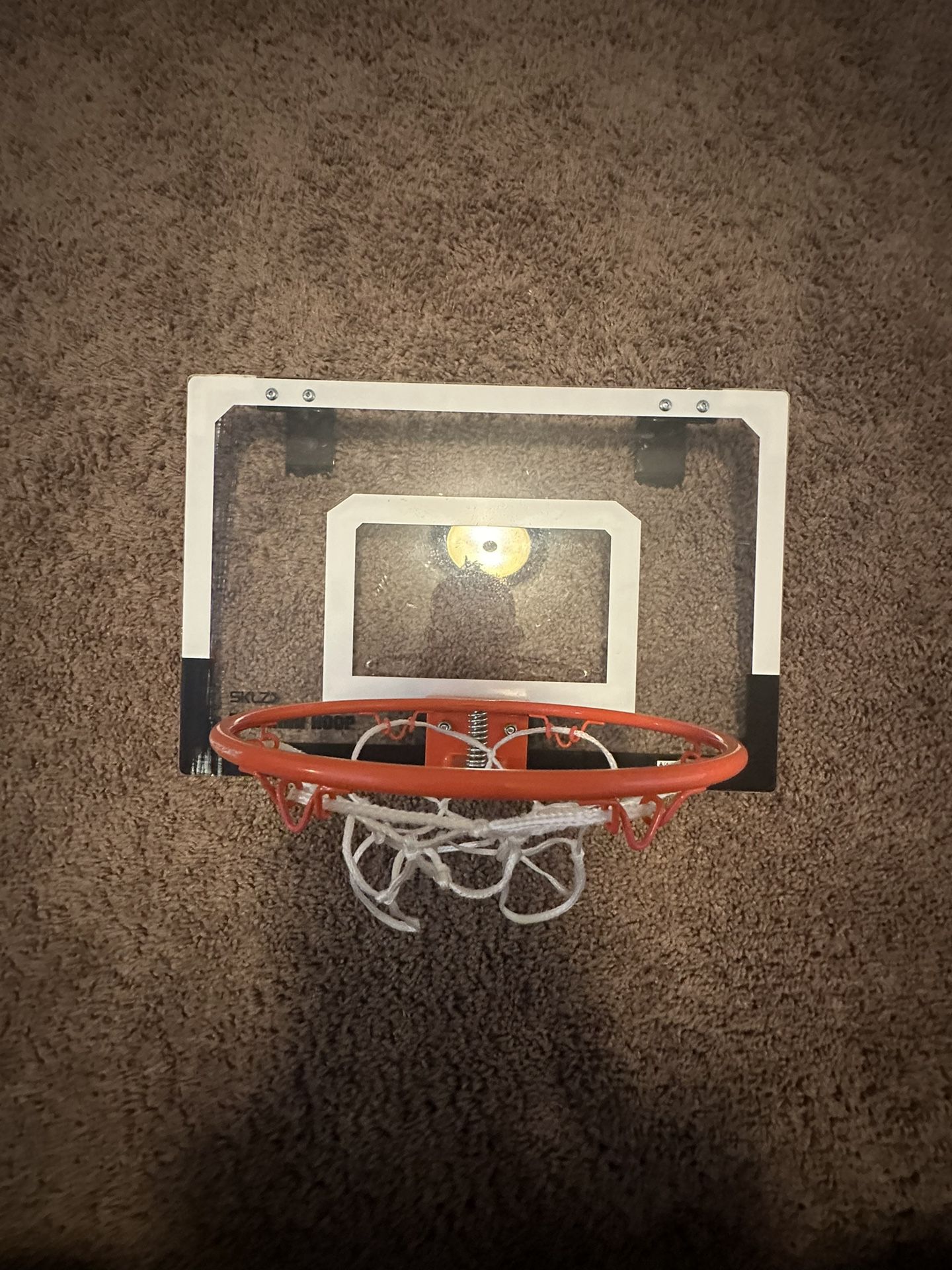 Over The Door Basketball Hoop With Ball