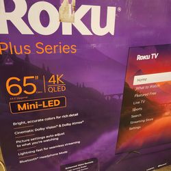 TV ROKU QLED 65".