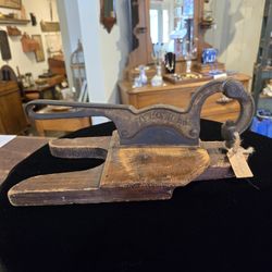 Antique Tobacco Plug Cutter 1920's 