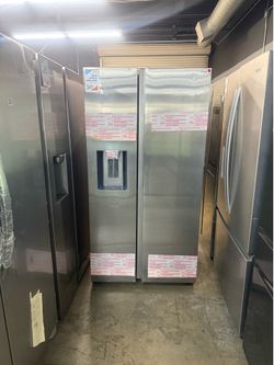 😍 SAMSUNG STAINLESS STEEL 2-DOOR SIDE BY SIDE REFRIGERATOR 😍