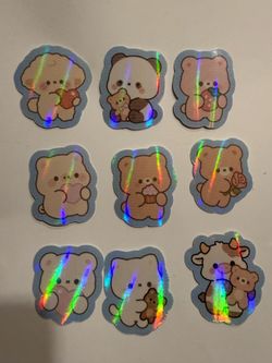 Holo Animal Stickers
