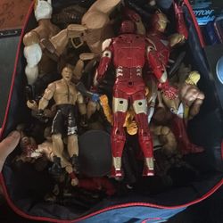 Luggage Full Of Old Action Figures 