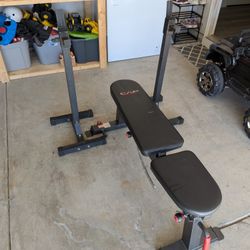 CAP Bench + Rack + Olympic Barbell
