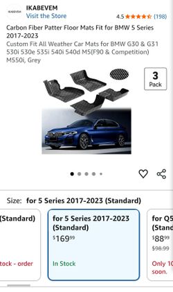 Floor Mats Fit for BMW 5 Series 2017-2023