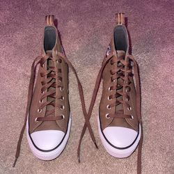 Converse Chuck Taylor All Star Leather High Top Brown Tonal Camo