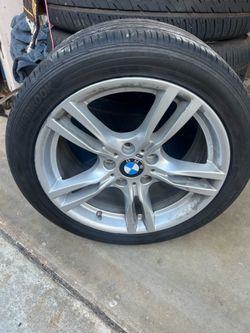BMW M pack wheels with tire !!!!255/40 /r18