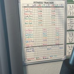 Exercise White Board And Markers